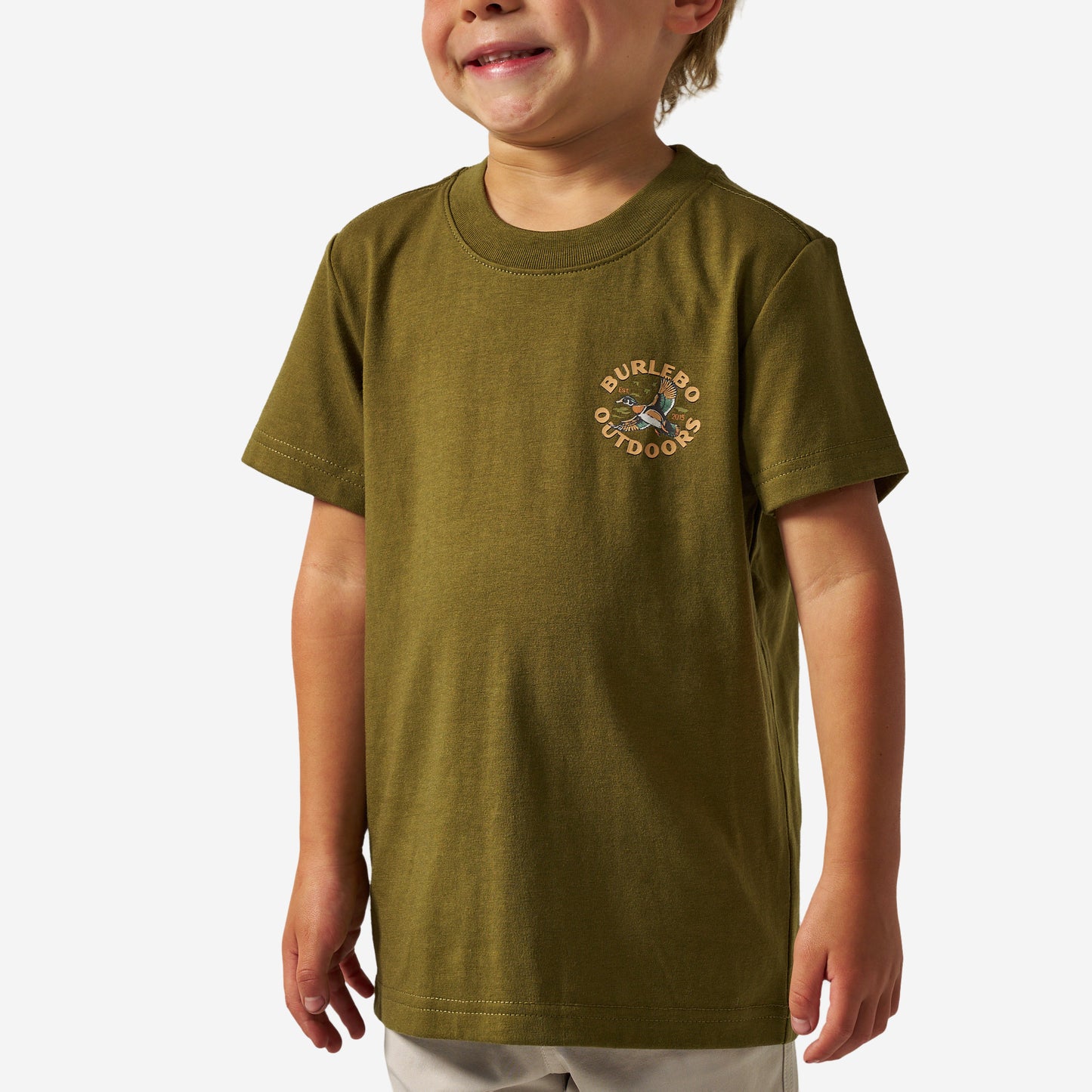 Youth Short Sleeve Tee - Wood Duck - Hunter Green