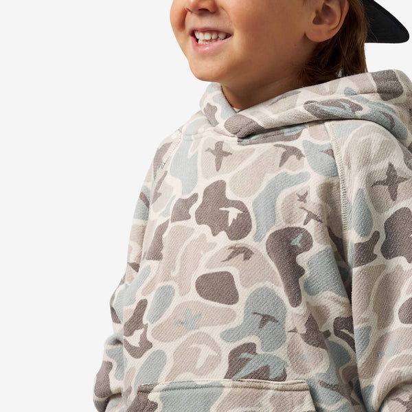 Youth Vintage Washed Hoodie - Mallard Mayhem Camo