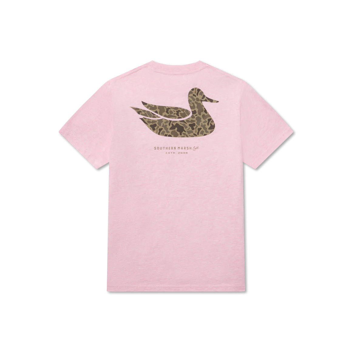 Youth Duck Originals Tee - Camo- Washed Pink