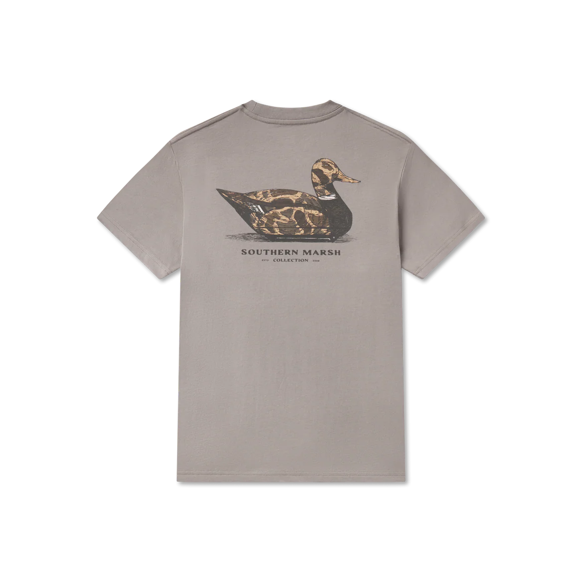 Youth Vintage Duck Decoy Tee - Camo - Dark Gray