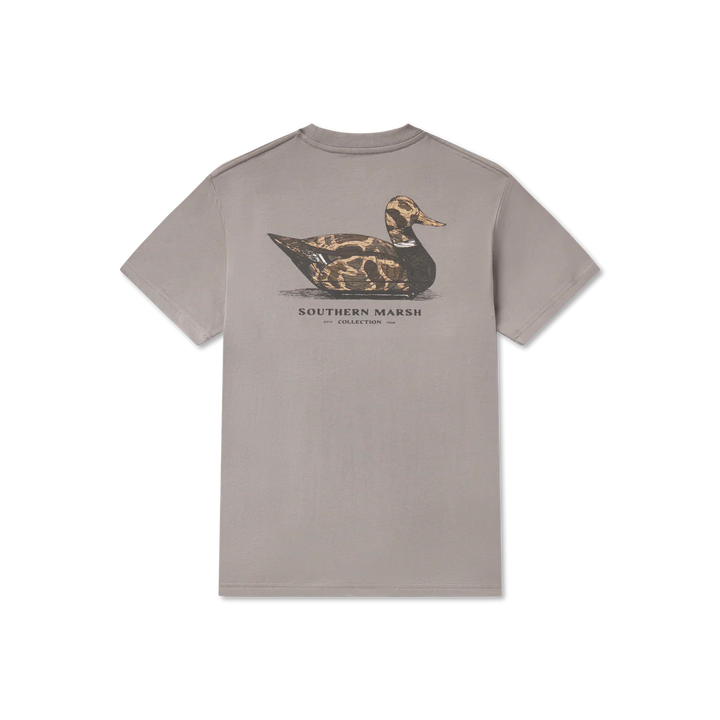 Youth Vintage Duck Decoy Tee - Camo - Dark Gray