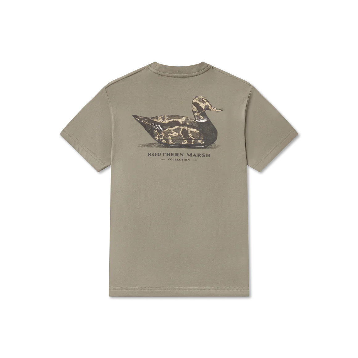 Youth Vintage Duck Decoy Tee - Camo - Burnt Sage