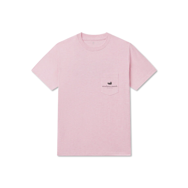 Youth Vintage Duck Decoy Tee - Camo - Washed Camelia