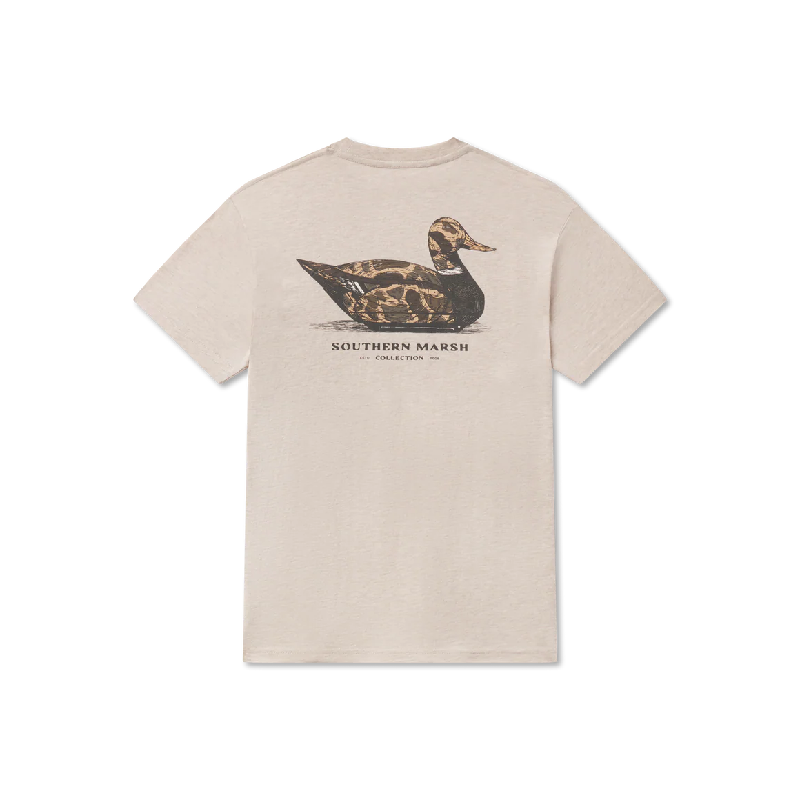 Youth Vintage Duck Decoy Tee - Camo - Washed Oatmeal