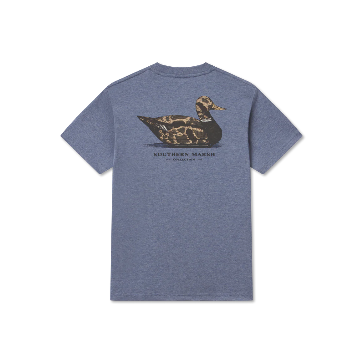 Youth Vintage Duck Decoy Tee - Camo - Washed Slate