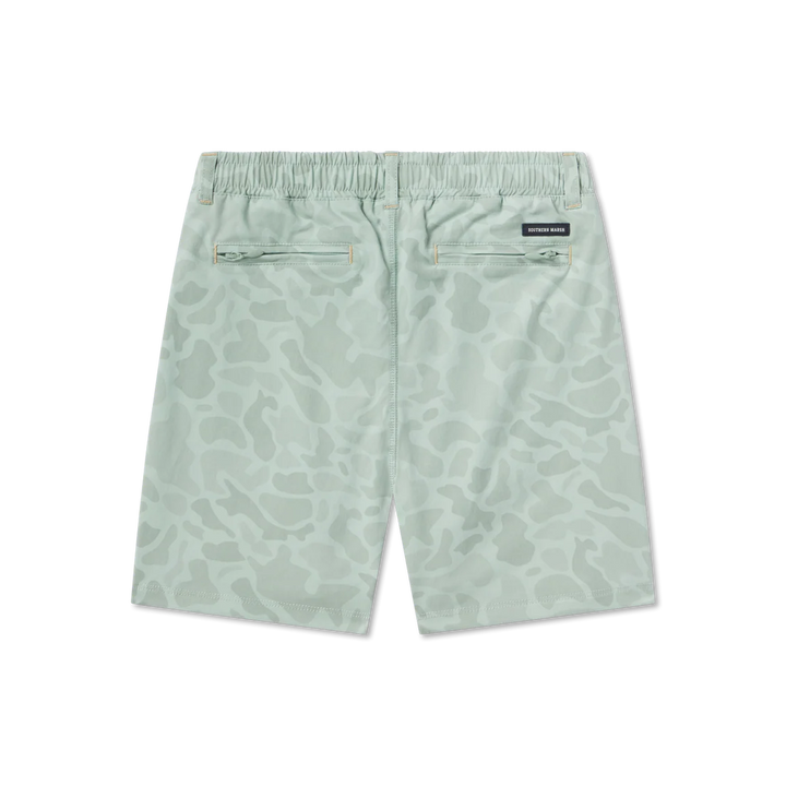 Youth Billfish Lined Performance Short - Camo - Olive