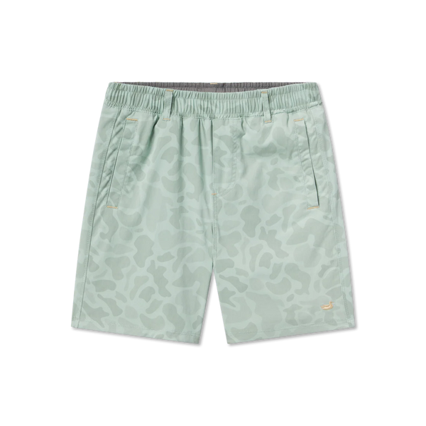 Youth Billfish Lined Performance Short - Camo - Olive