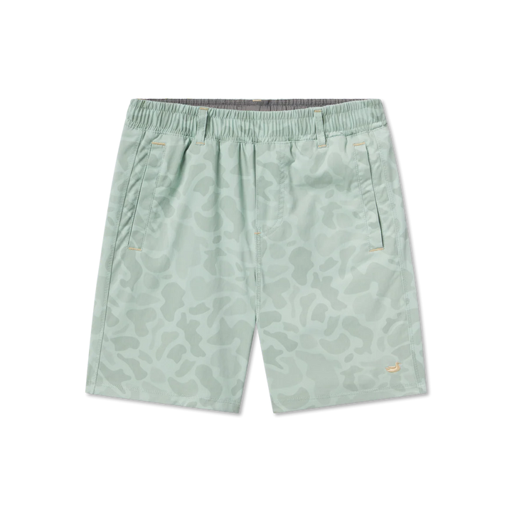 Youth Billfish Lined Performance Short - Camo - Olive