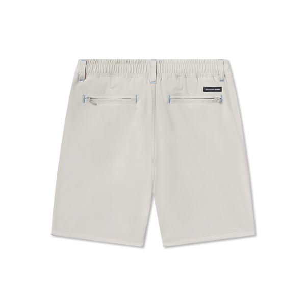 Youth Billfish Lined Performance Short - Light Gray
