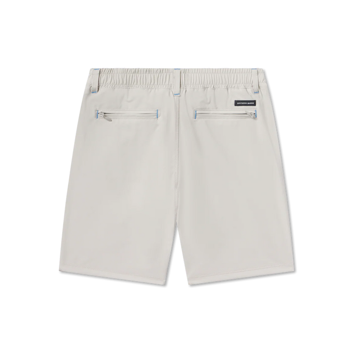 Youth Billfish Lined Performance Short - Light Gray
