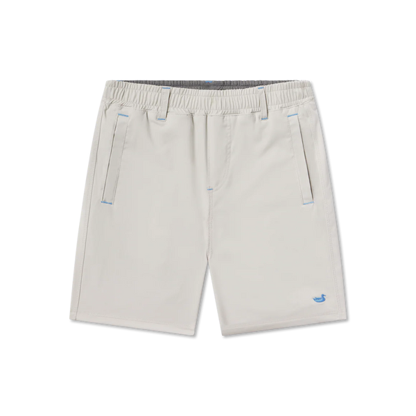 Youth Billfish Lined Performance Short - Light Gray
