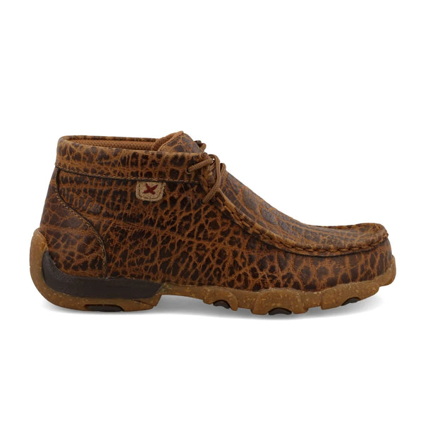 Kid's Chukka Driving Moc - Golden Elephant Print