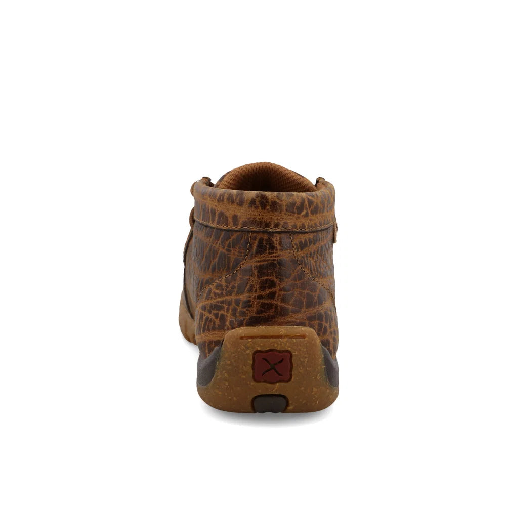 Kid's Chukka Driving Moc - Golden Elephant Print