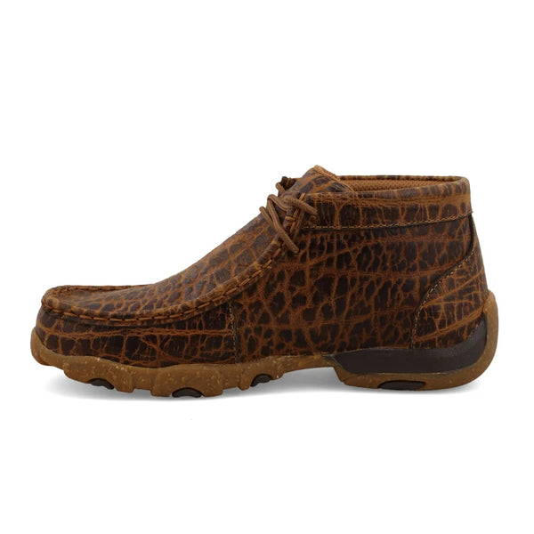 Kid's Chukka Driving Moc - Golden Elephant Print