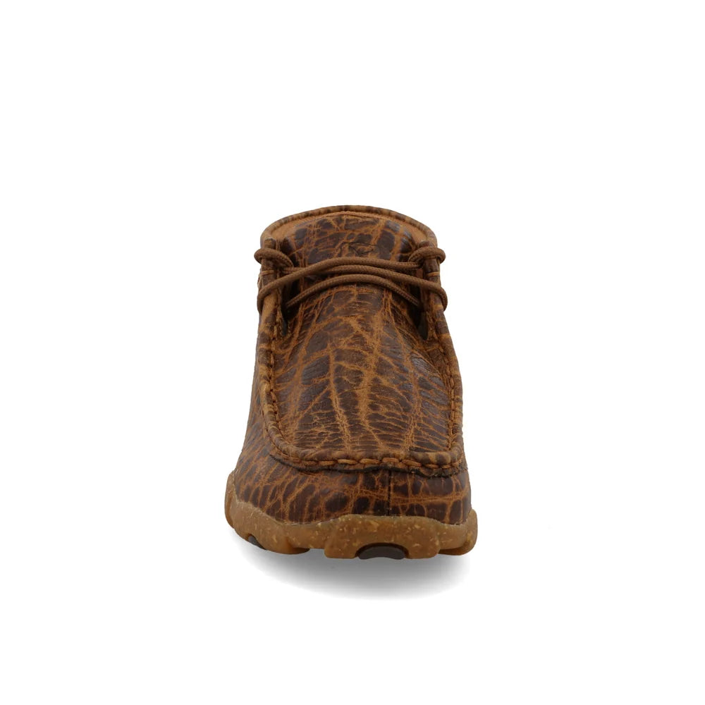 Kid's Chukka Driving Moc - Golden Elephant Print