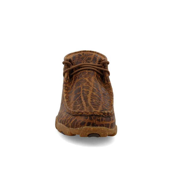Kid's Chukka Driving Moc - Golden Elephant Print