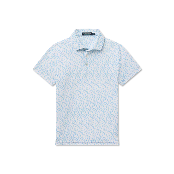 Youth Flyline Performance Polo - In Flight - White