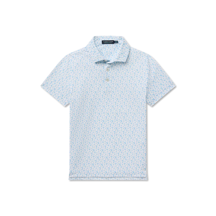 Youth Flyline Performance Polo - In Flight - White