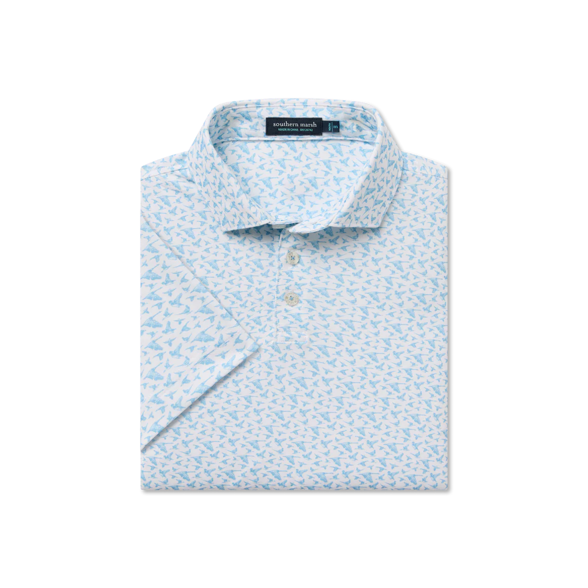 Youth Flyline Performance Polo - In Flight - White