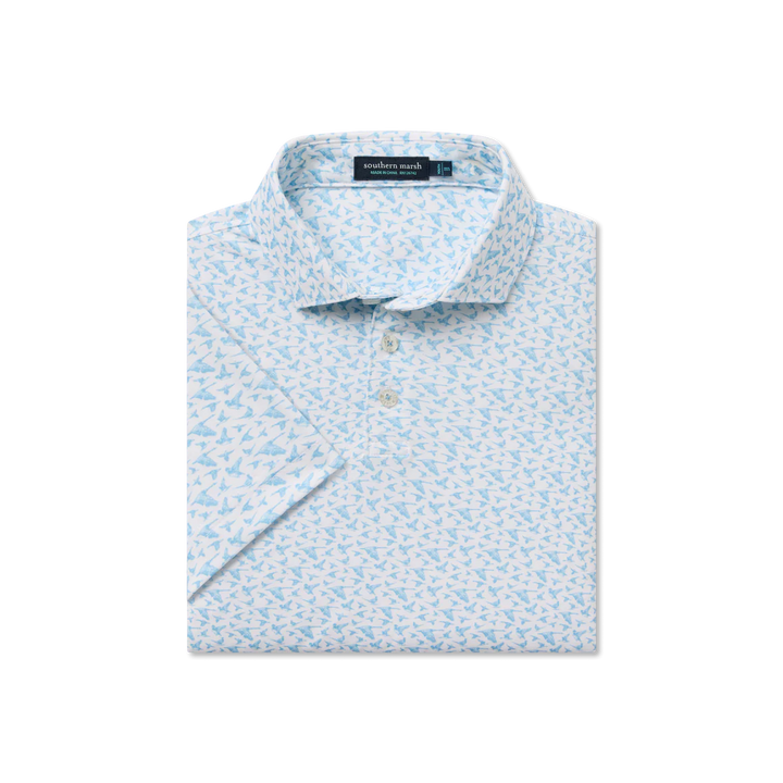 Youth Flyline Performance Polo - In Flight - White