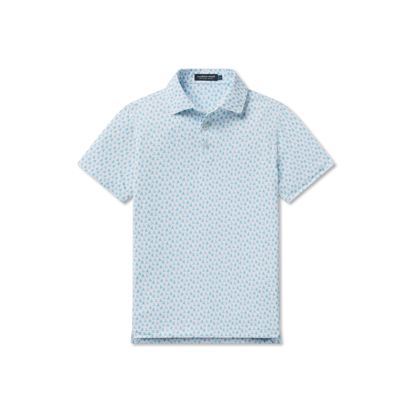 Youth Flyline Performance Polo - Antigua Blue Regatta