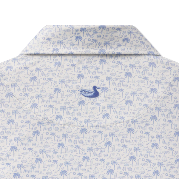 Youth Flyline Performance Polo - Summertime Blues