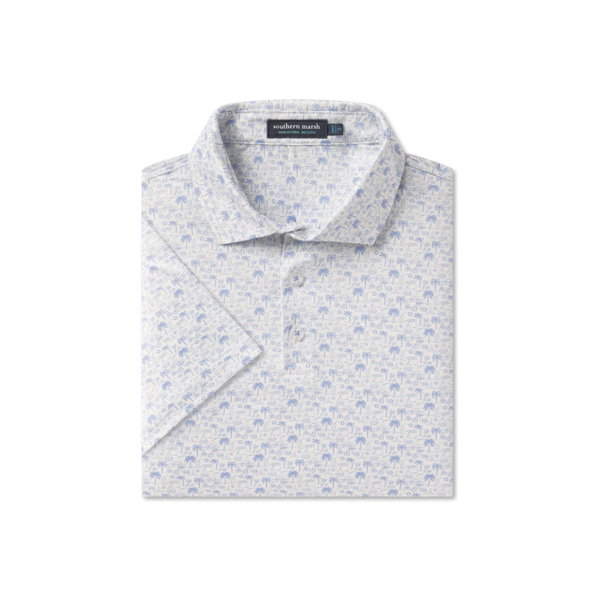 Youth Flyline Performance Polo - Summertime Blues