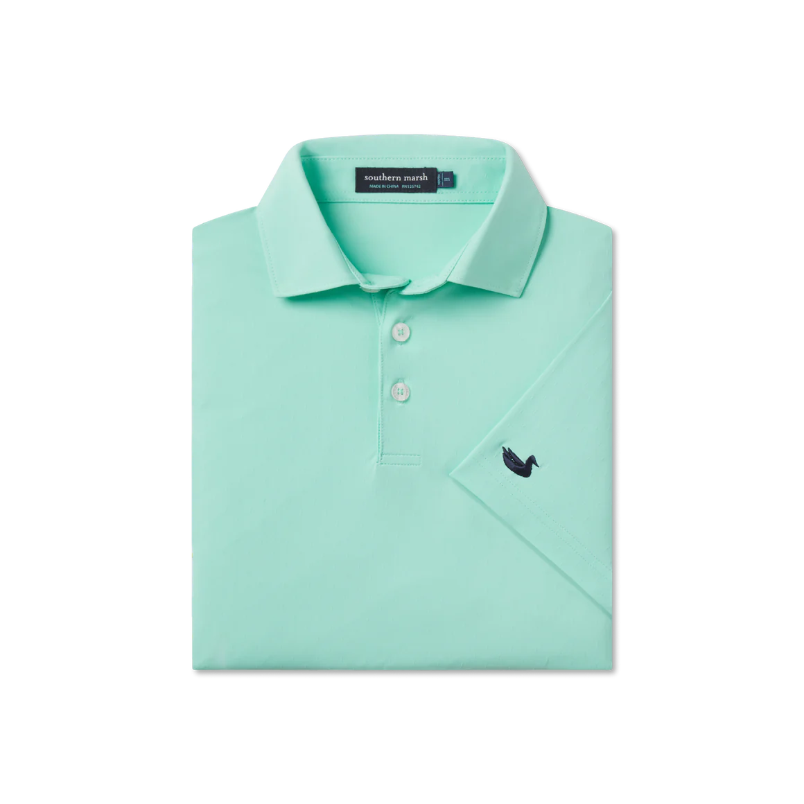 Youth Galway Grid Performance Polo- Antigua Blue