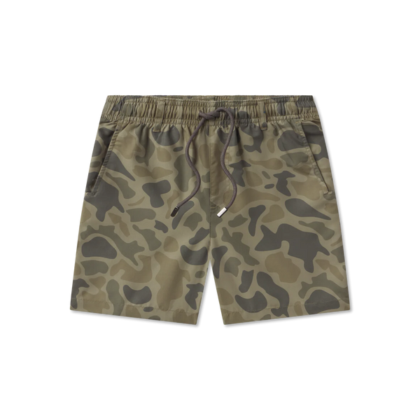 Youth La Costa Lined Swim Trunk - Stone Dark Brown