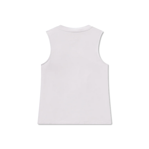 Youth Celeste Active Tank - White