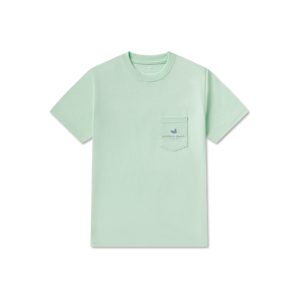 Youth SEAWASH Tee - Retro Duck Originals - Seafoam