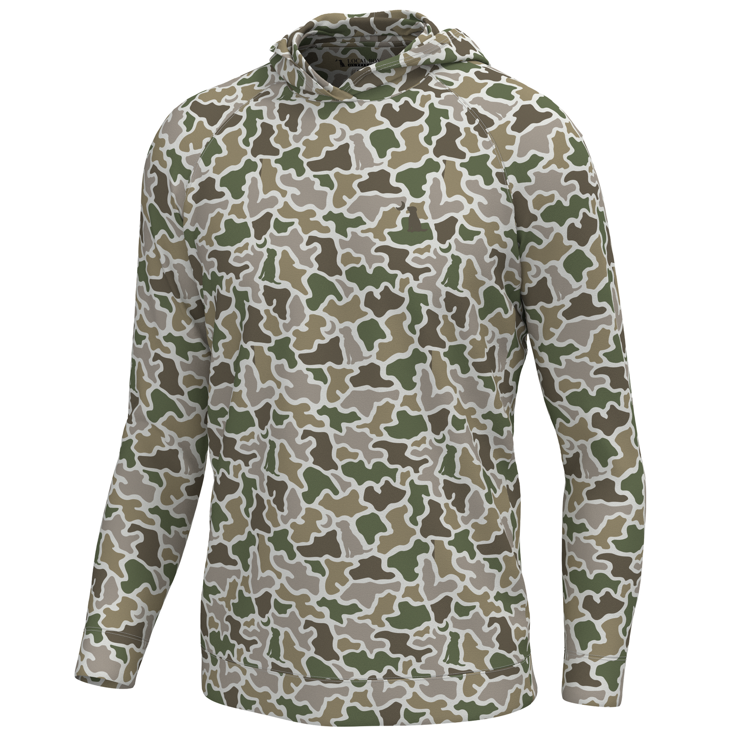 Youth Hemlock Hoodie - Dog & Moon Camo