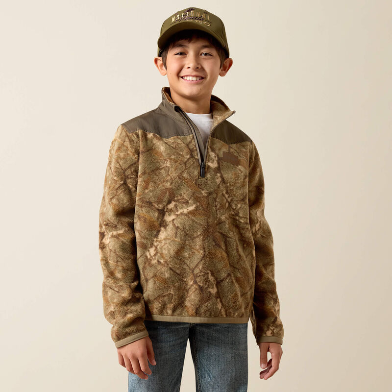 Basis Fleece Pullover - SAVANNAH TAN CAMO