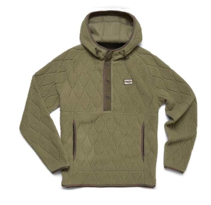 Chisos Hooded Pullover Capillary Waves : Lichen Green
