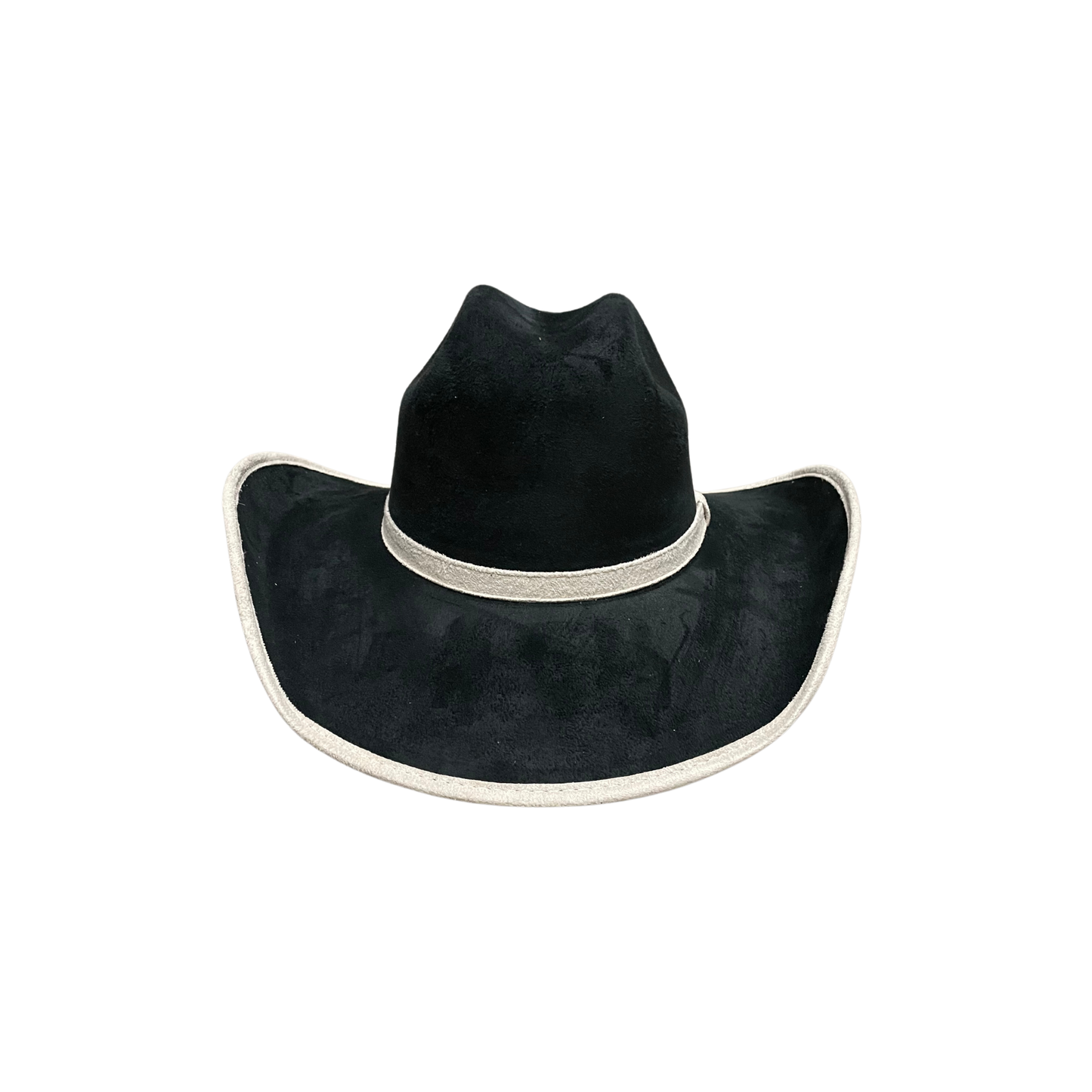 Unisex Vegan Suede Western Cowboy Hat: Tobacco / Medium (56-58cm)