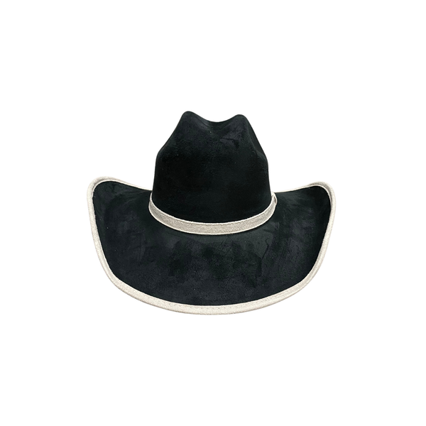 Unisex Vegan Suede Western Cowboy Hat: Tobacco / Medium (56-58cm)