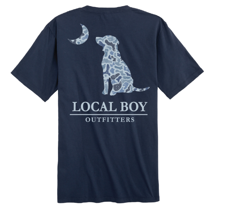 Youth Distressed LCF Cobalt Dog & Moon SS Tee - China Blue