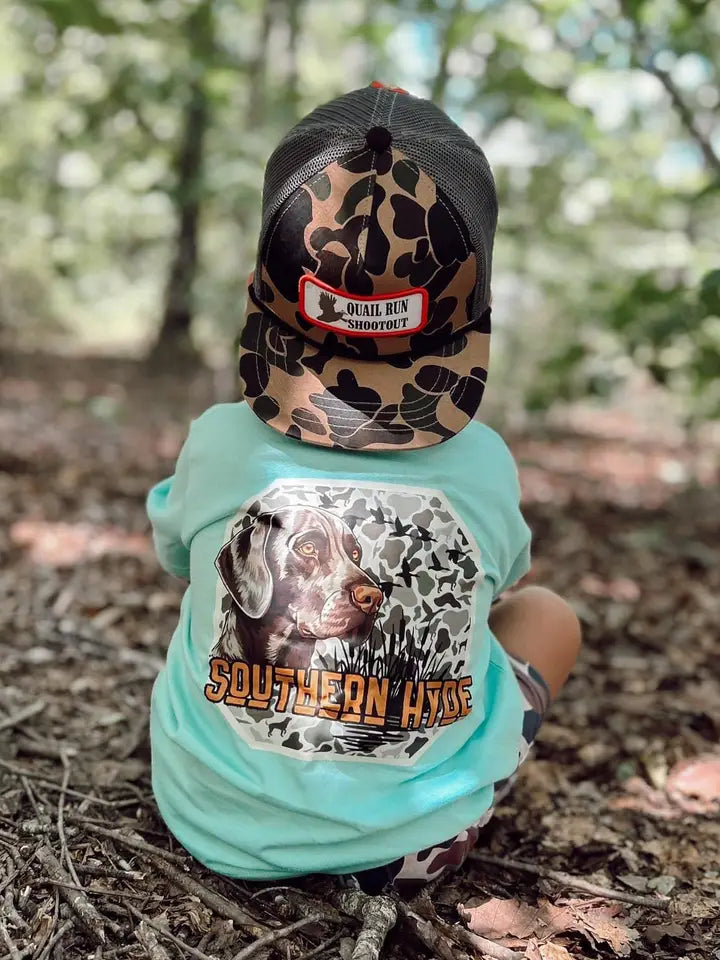 Youth Locked In Tee - Chill Blue