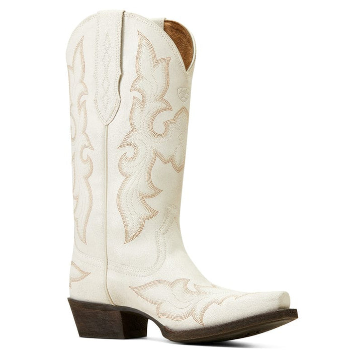 Jennings Distressed Ivory Western Boot