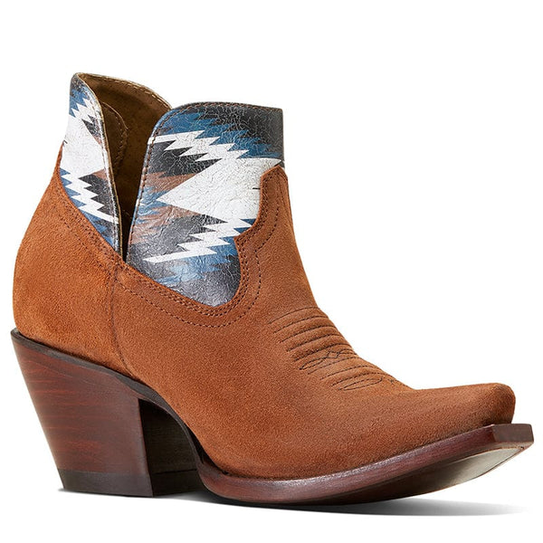 Hazel Chimayo Terracotta Rough Out Booties