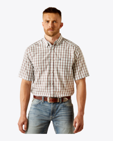 Wrinkle Free Elton Classic Fit Shirt - White