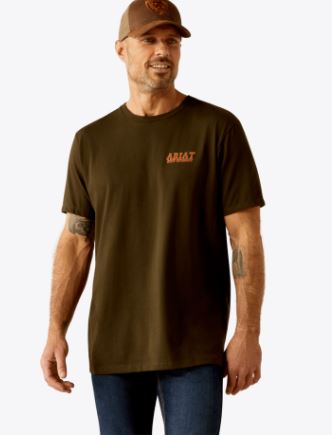 Armadillo On Half Shell Tee - Olive