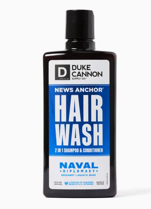 News Anchors 2-in-1 Hair Wash - Naval Diplomacy