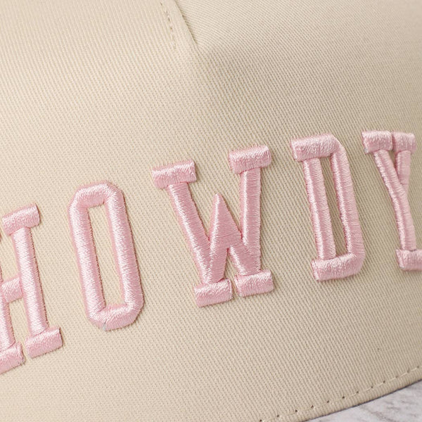 Howdy Trucker Hat - Pink & Camo