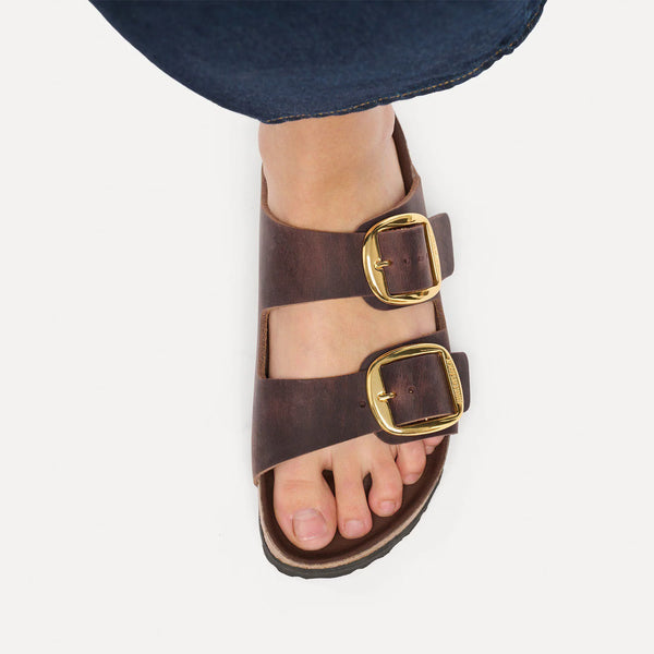 Arizona Big Buckle Oiled Leather - Habana