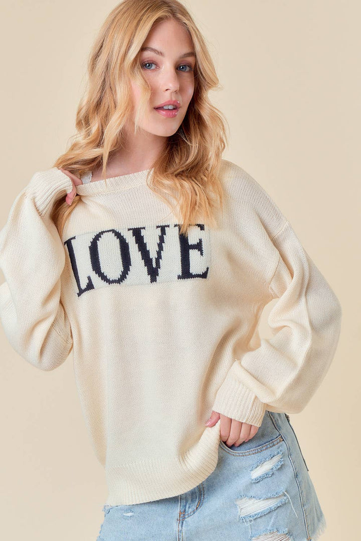 Love Sweater - Ivory