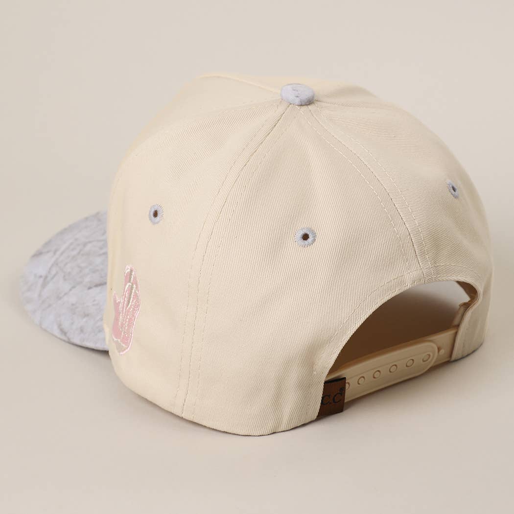 Not Your Average Cowgirl Trucker Hat - White & Camo