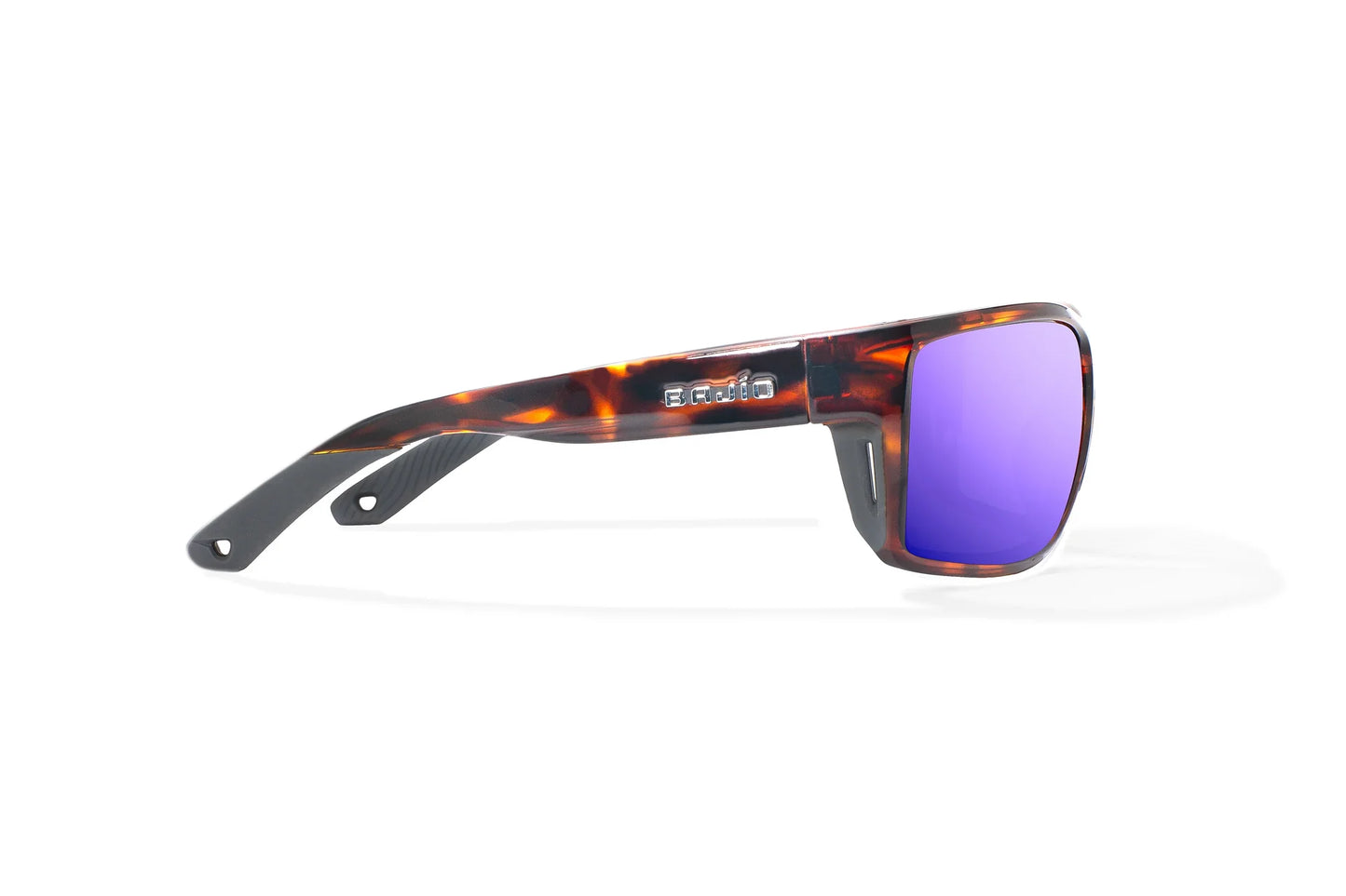 Bales Beach Brown Tortoise Gloss with Violet Mirror Glass Lenses