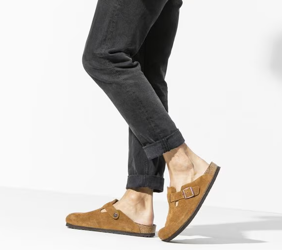 Boston Soft Footbed - Suede Leather - Mink