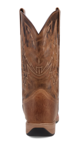 Laredo Vapor Tan/Brown Leather Cowboy Boots